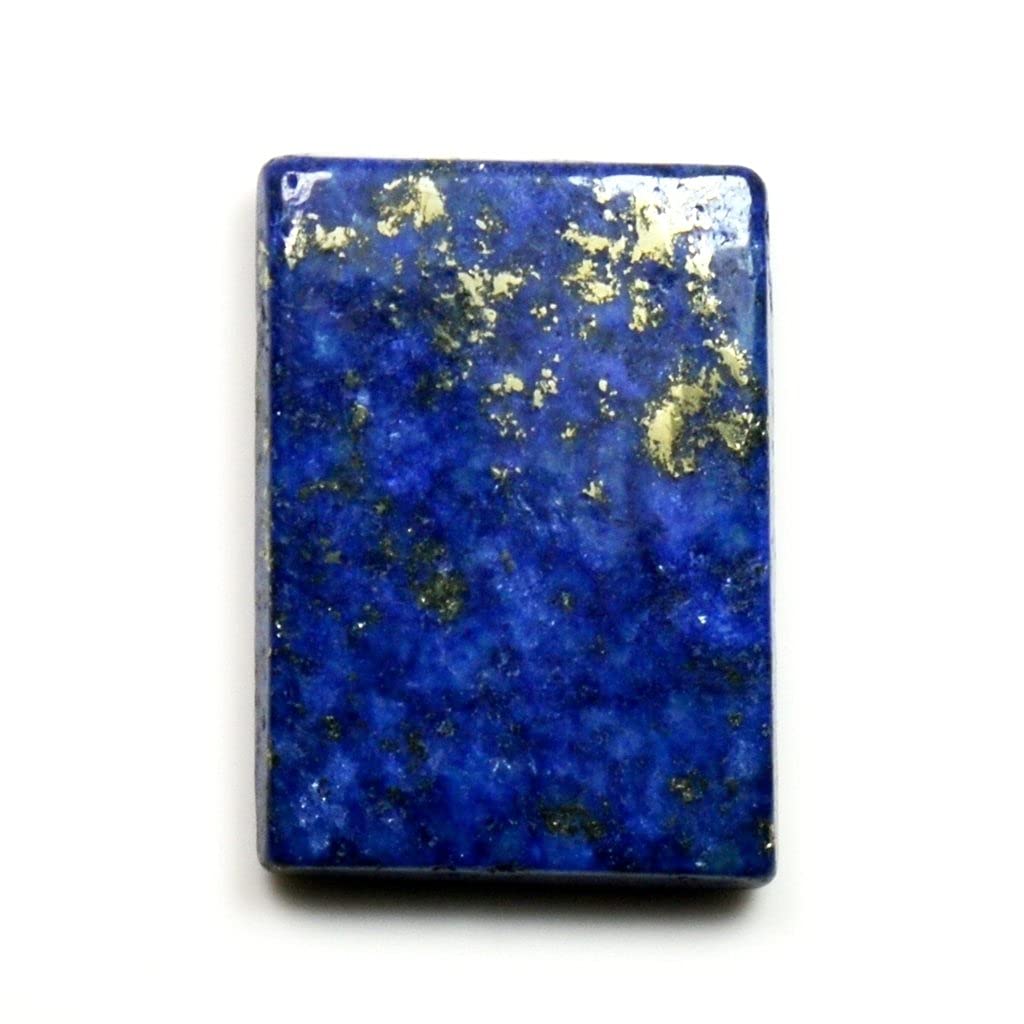 Certified Natural Lapis Lazuli Loose Stone 13.25 Ratti 12 Carat Original Square Astrology Stone-image-2