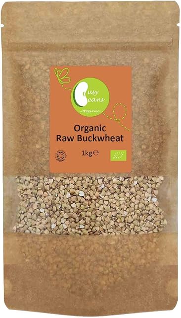 Organic Raw Buckwheat -Certified Organic- by Busy Beans Organic (1kg)