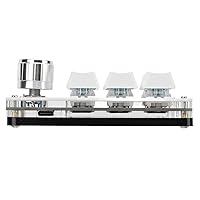 Vista 7 de Fydun Teclado mecánico con una sola mano multifunción de 6 teclas, teclado para juegos mini teclado programable de acceso directo con botón teclados