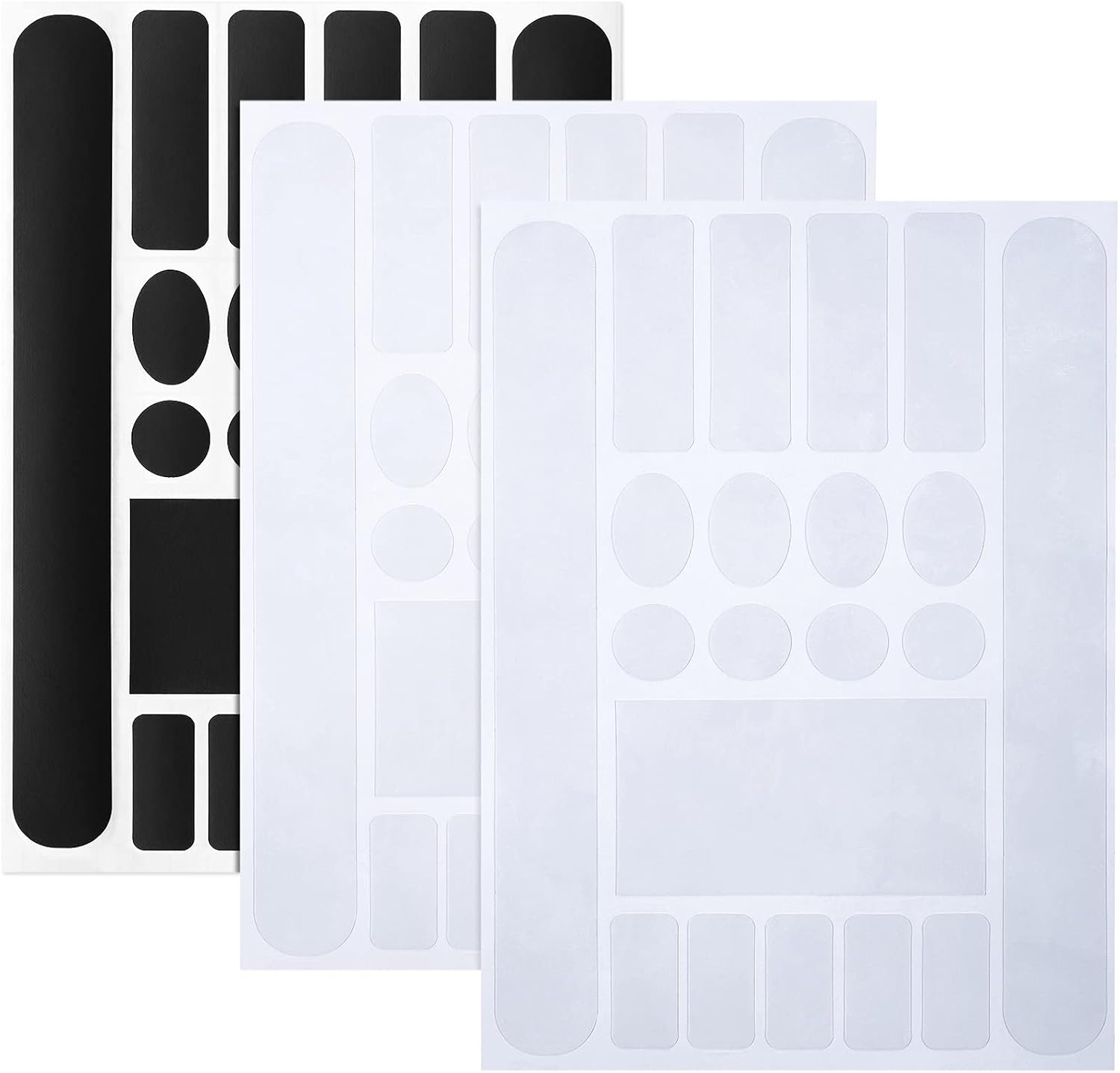 Outus 3 Pieces Bicycle Chainstay Protector Decal Chainstay Frame Guard Adhesive