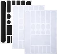 Vista 1 de Outus 3 piezas de protector de cadena para bicicleta, protector de marco de cadena, protector de película adhesiva para cadena de bicicleta, marco