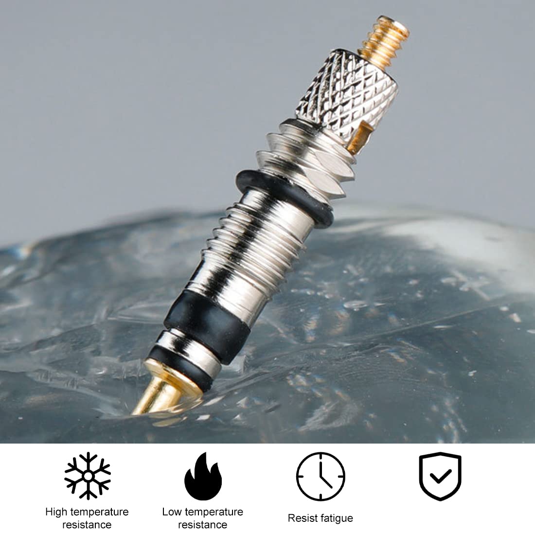 8 Pezzi Valvola Nucleo Valvola Nucleo Valvola Pneumatico, Valvola Nucleo Valvole MTB Presta Valvole Universale Nucleo Valvola Pneumatico per Tubeless Road Bike MTB