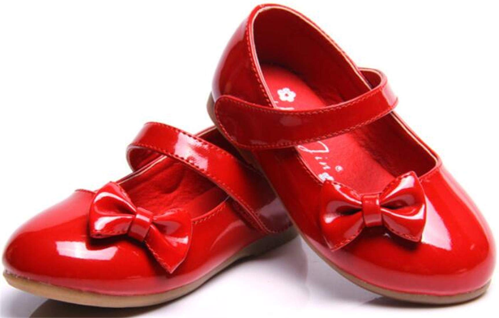 PPXID Mädchen Mary Jane Halbschuhe Bequem Lackleder Ballerinas
