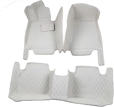 Custom Fit Luxury XPE Leather Waterproof Floor Mat Compatible with Ford Taurus Beige