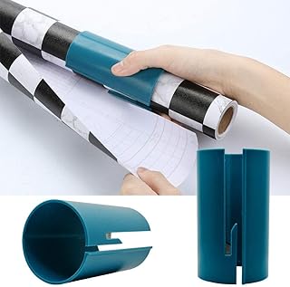 Wrapping Paper Cutter, Gift Wrapping Paper Cutter, Simple Fast and Safe Roll Cutter, Wrap Paper Trimmer DIY Handmade Cutter Papers Cutting Tools, Christmas Gift Holiday Wrapping Paper Cutter