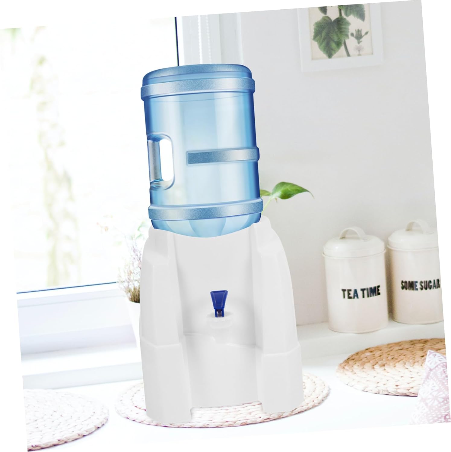 Alipis Cold Water Dispenser for Home and Office Compact Countertop Water Dispenser with Anti-Slip Design for Bottled for and Camping