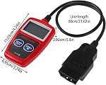 2 PCS Automotive Scanner Engine Tools,Engine OBD 2 Scanner Reading Clearing Fault Code Views Data,Car Engine Code Reader Tool