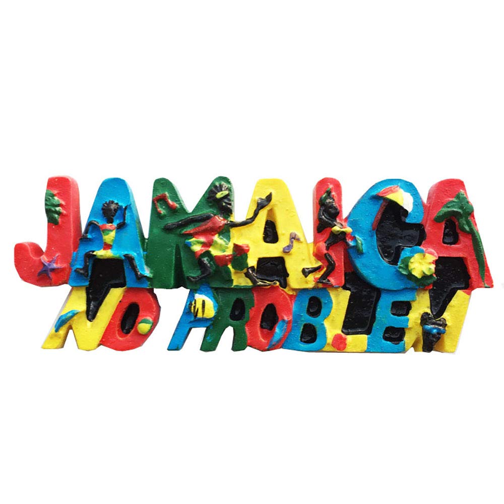 Wedarego Jamaica Bus 3D Fridge Magnet Souvenir Gift,Handmade Home & Kitchen Decoration Refrigerator Magnet Collection