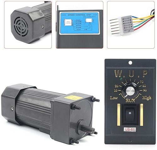 Miniatura 193 de Motor de engranajes eléctrico 120W DC 24V Reductor de engranajes helicoidal Caja de engranajes Motor eléctrico de engranajes RV 50K 35Nm Motor 120W