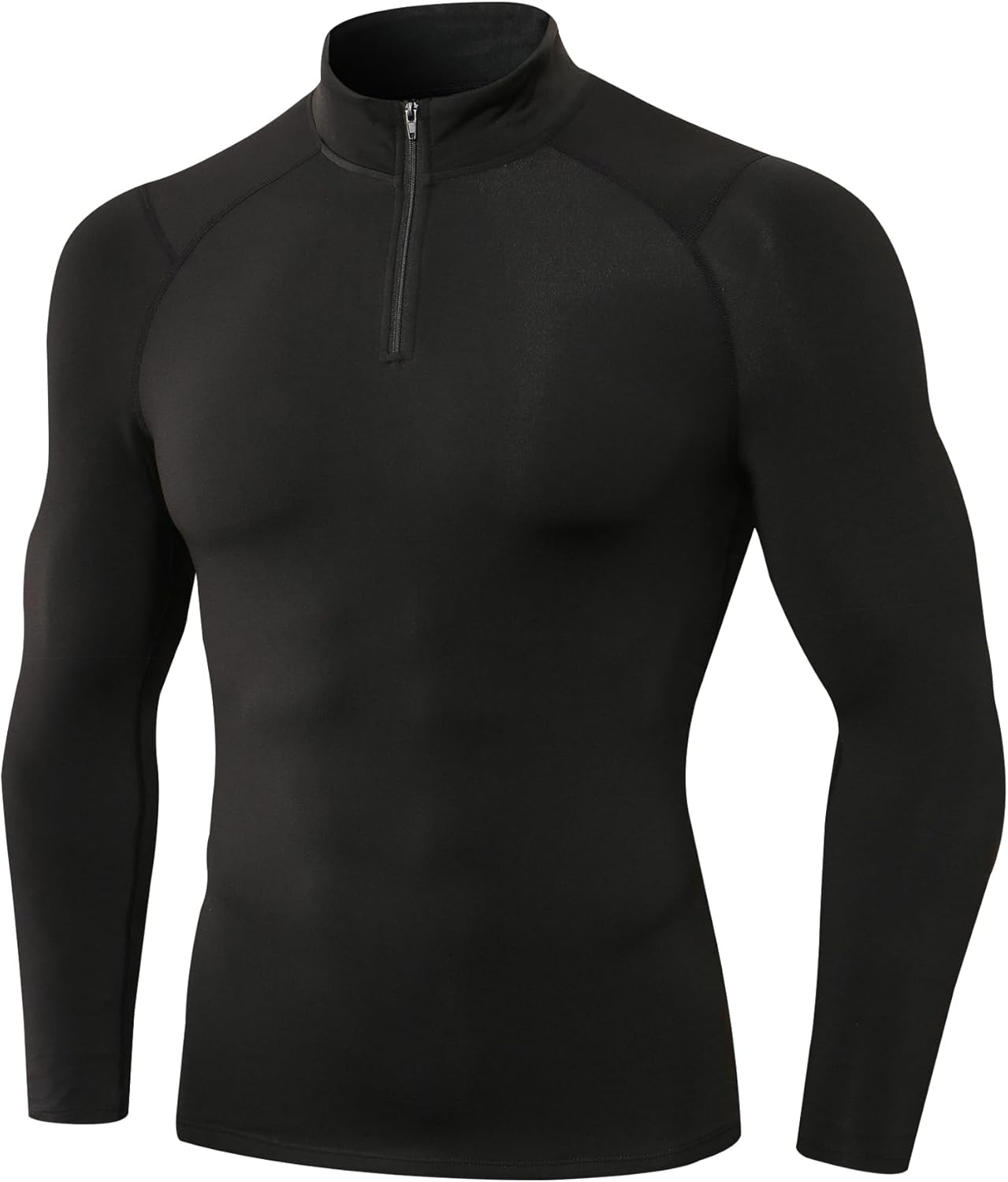SPVISE Men's Thermal Compression Shirts Long Sleeve Fleece Lined Underwear Tops Cold Weather Running Gear Base Layer Winter