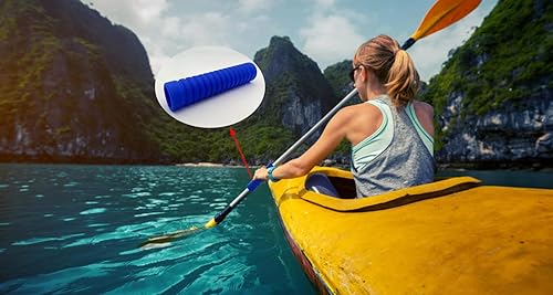 Miniatura 5 de JK - 2 empuñaduras para remo de kayak, accesorios de silicona antideslizante para remo de kayak