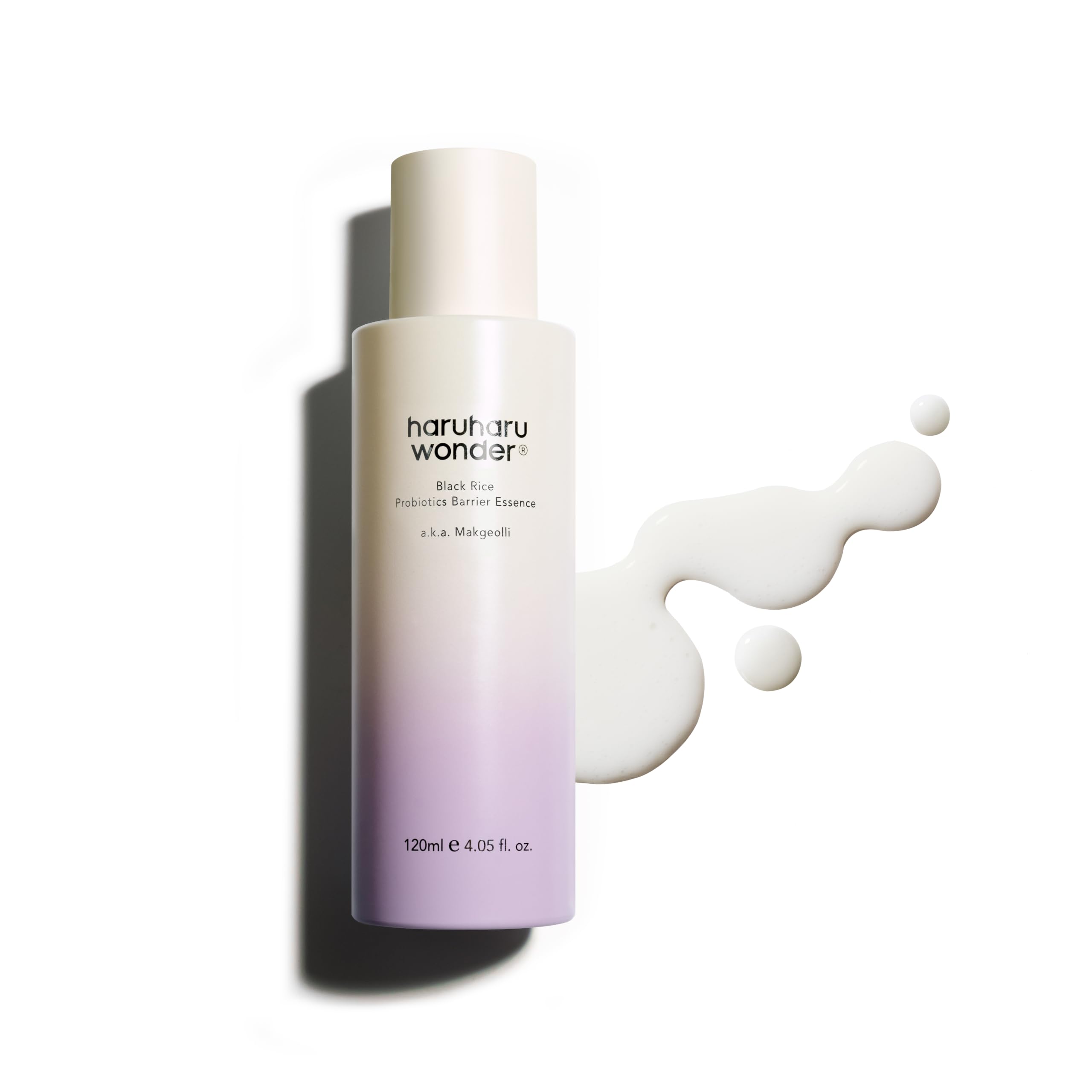 haruharu wonder Black Rice Probiotics Barrier Essence 120 ml, Essence toner wzmacniający barierę skóry ceramidami, fermentowanymi składnikami, uspokajający, nawilżający, zmiękczający