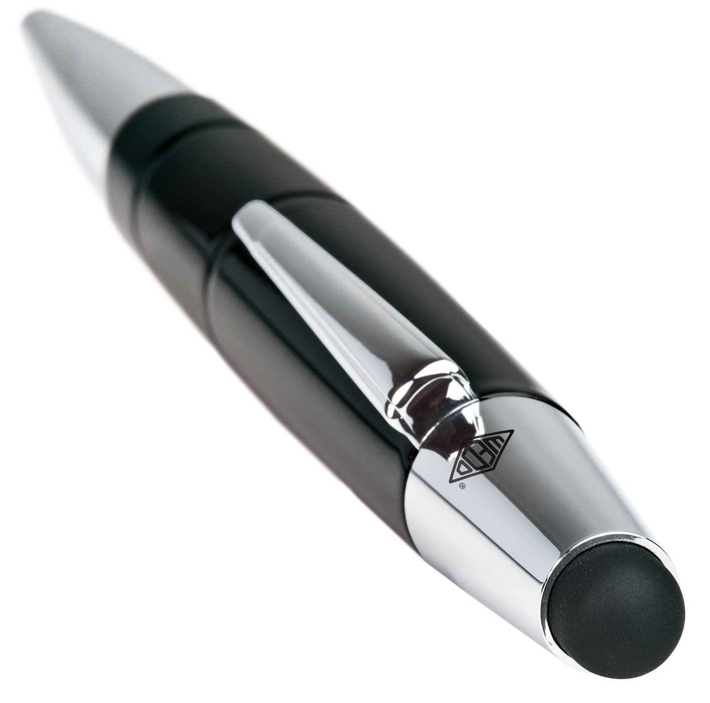 WEDO Pioneer 2-in-1 Stylus Touch Pen - Black (Blue ink)