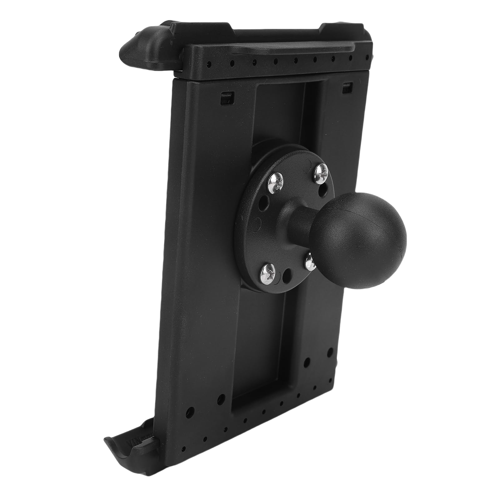 Asixxsix Supporto per Tablet Resistente, Supporto per Tablet Industriale con Rotazione Multiangolo Regolabile in Acciaio Inossidabile, per per Camion con compatibilità Testa a Sfera da 1 1,5 Pollici
