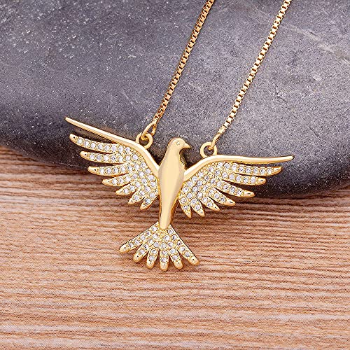 Collier Aigle Volant au design raffiné de pendentif oiseau LAMGUL - 4