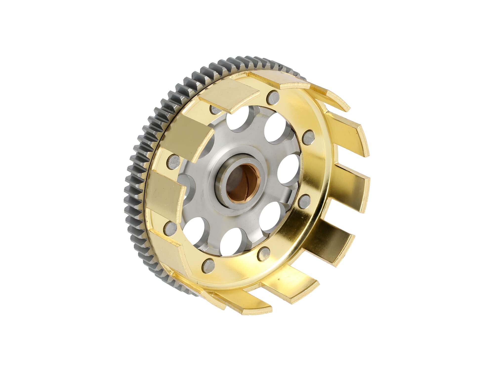 RESO Kupplungszahnrad + Antriebsritzel SET- Sport - 71/23 Zähne - geradeverzahnt, erleichtert, verstärkt, zusätzliche Schmiernut - für leistungsstarke Simson-Motoren - M531 - M743