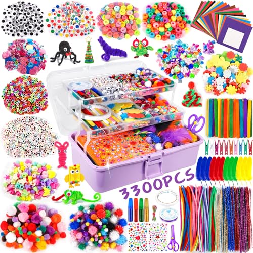 Purpledi 3300+PCS DIY Creativo Kit Manualidades Material, DIY