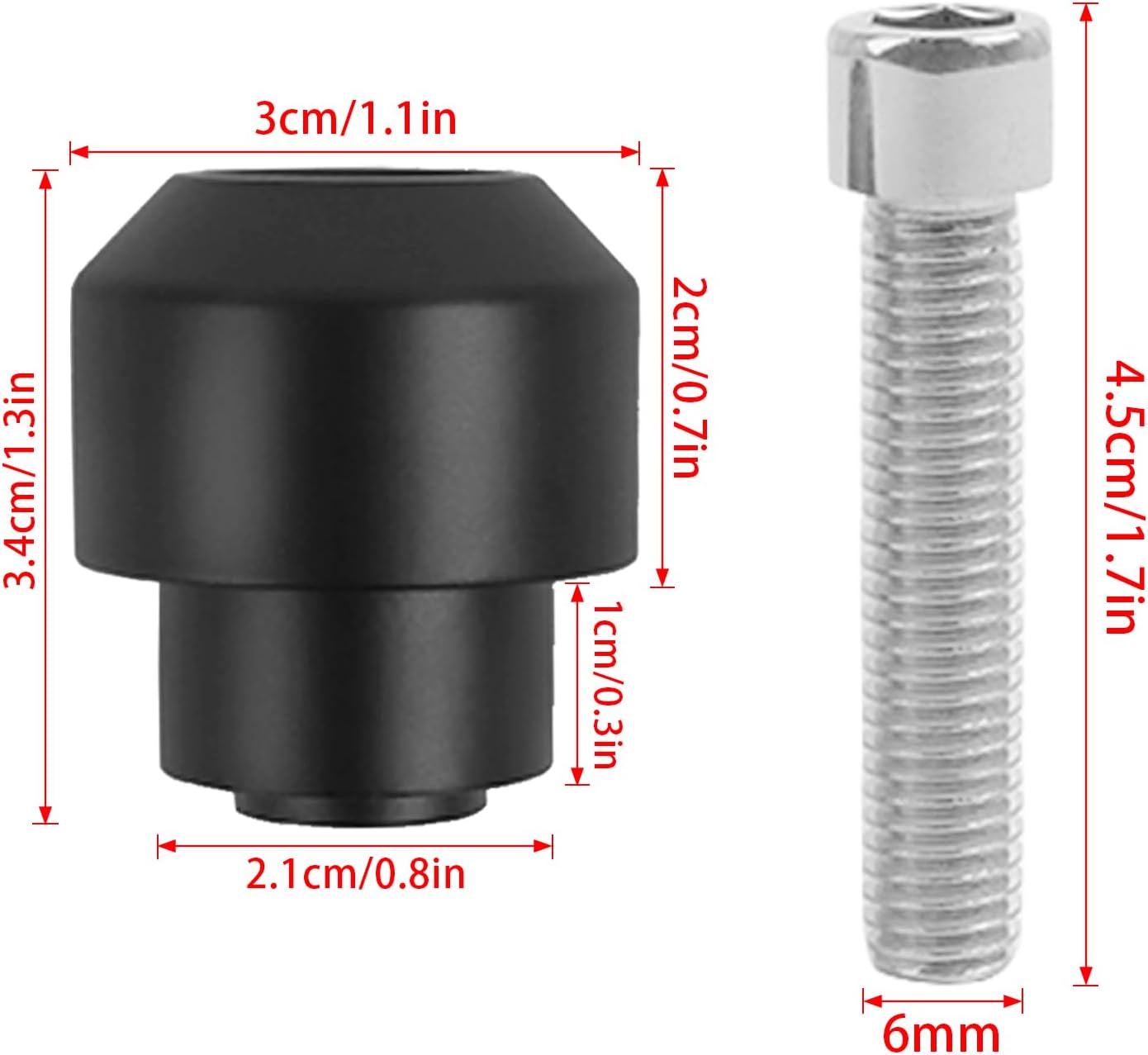 Motorcycle Handle Bar End Grips Plug Weights Hand Grips Plug Caps Replacement for Honda CB1000R CB 1000 R 2021 2022 2023 2024