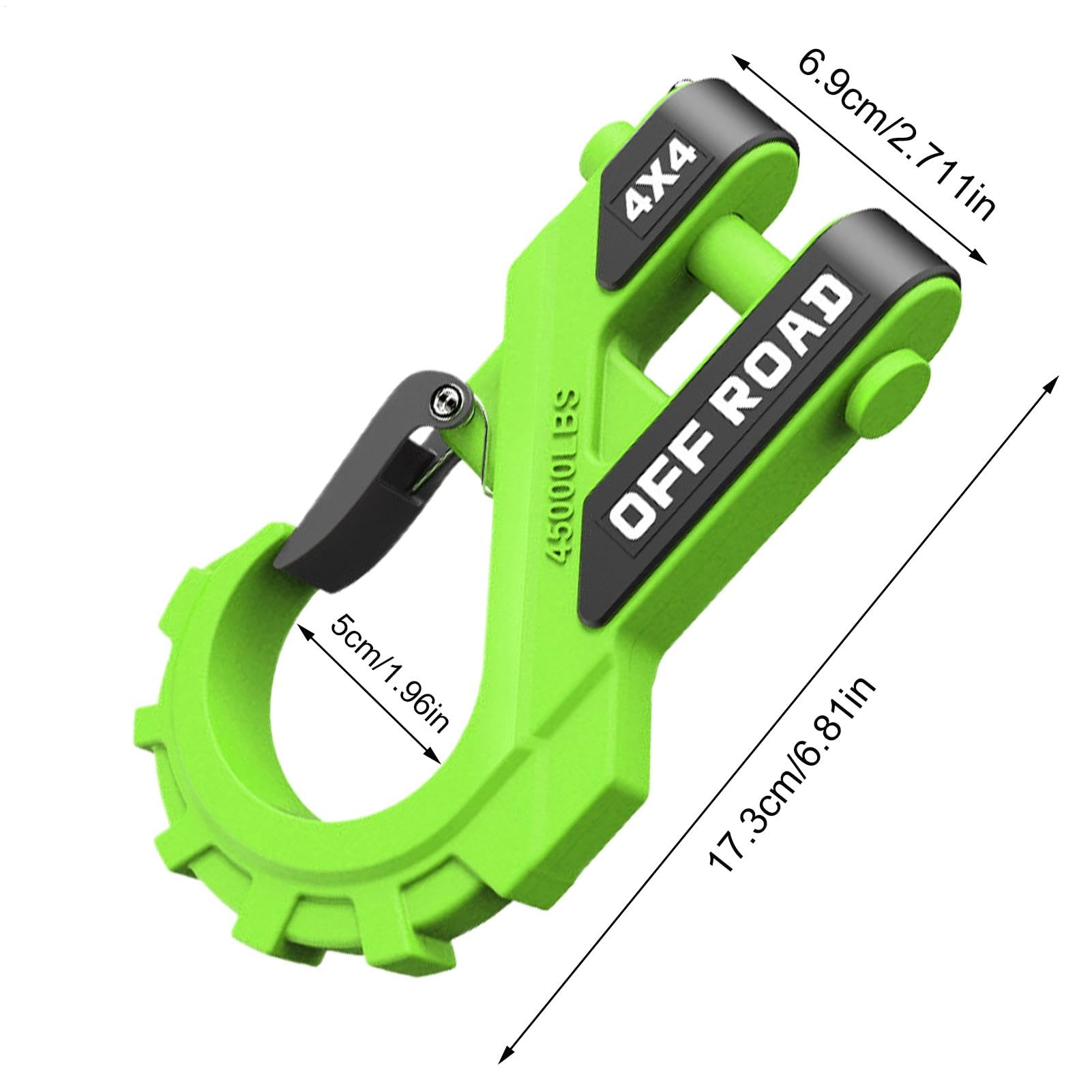 Steel Car Tow, Tow Cluster Hooks, Rugged Clevis Hook, Grab Hook 20 tonów, przyczepy Clevis Hooks, Tow Hook Steel, Heavy Duty Hook, Clevis Grab Hook, Car Winch Hook for Most Vehicles