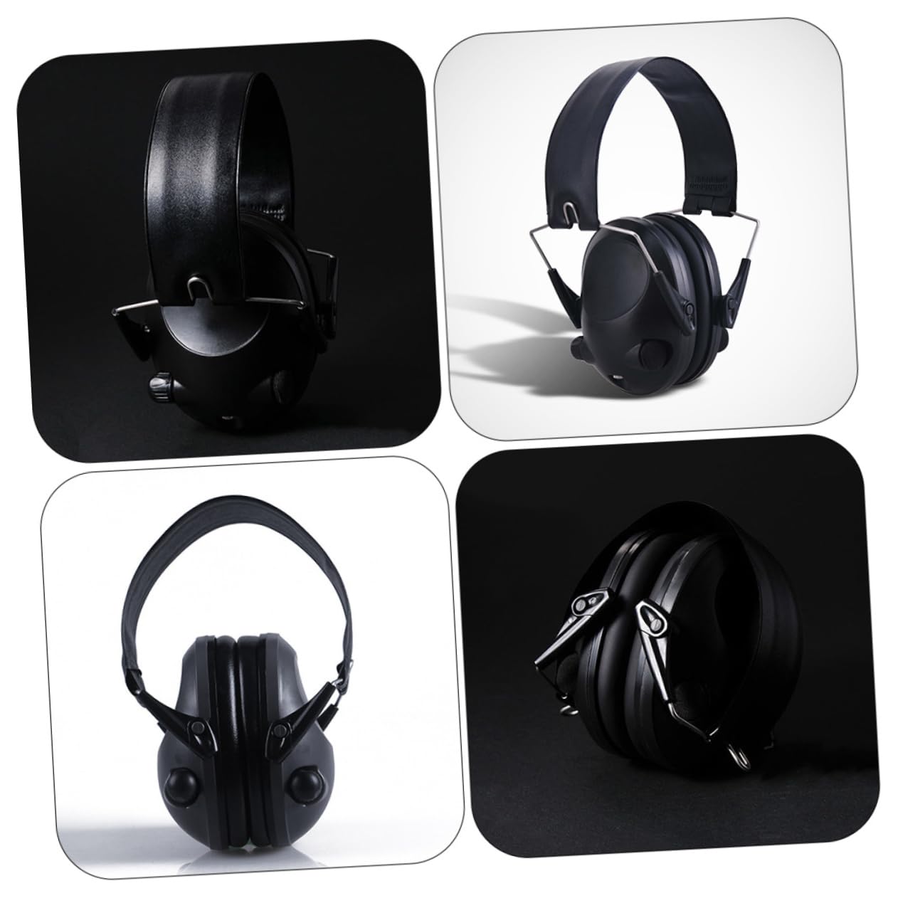 Cuffie Elettroniche per Protezione Udito 21 Db Nero Abs