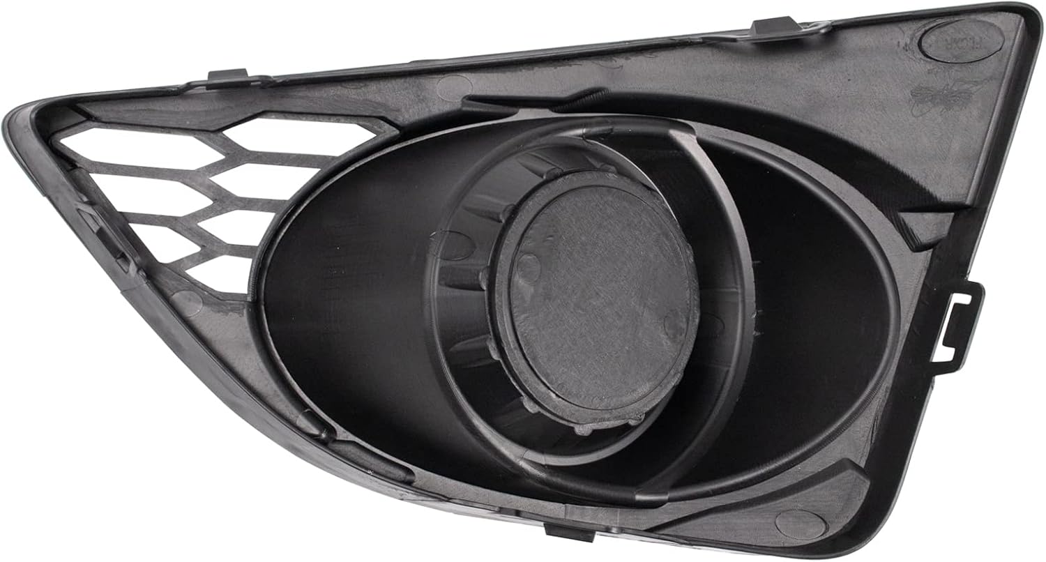 TRQ Front Driver & Passenger Side Fog Light Hole Cover Set,Fog Light Cover Set Compatible with 2010-2012 Ford Fusion FO1038141 FO1039141