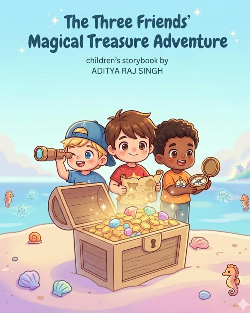 The Three Friends’ Magical Treasure Adventure: A Rhyming Storybook for Kids