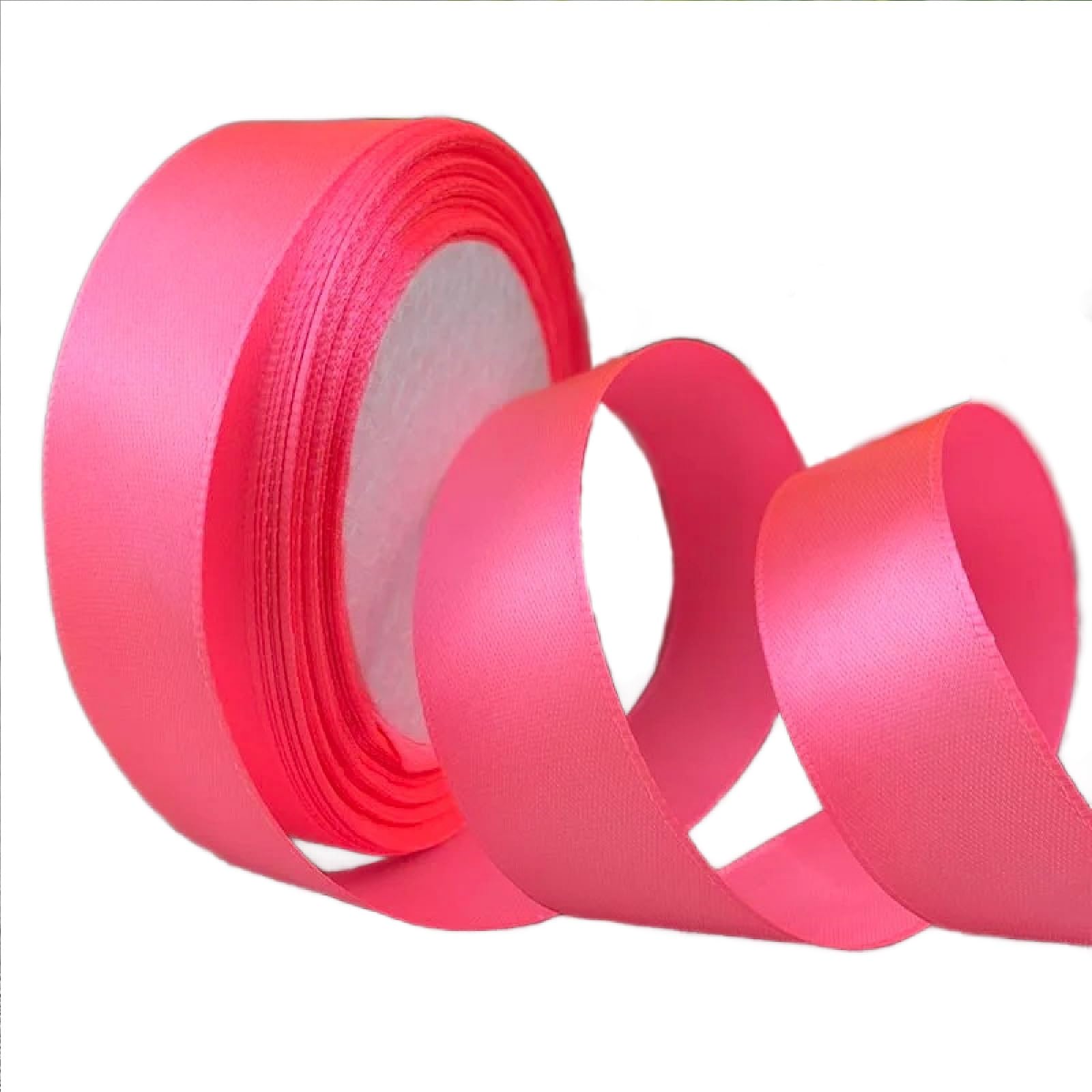 Godfather Satin Ribbon for Gift Wraping Crafting Party Decoration Polyester Ribbon (Light Pink, 15mm) — image 1