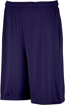 Russell Athletics Mens Dri Power Essential Performance Shorts with Pocket - Workout and Gym Active Wear