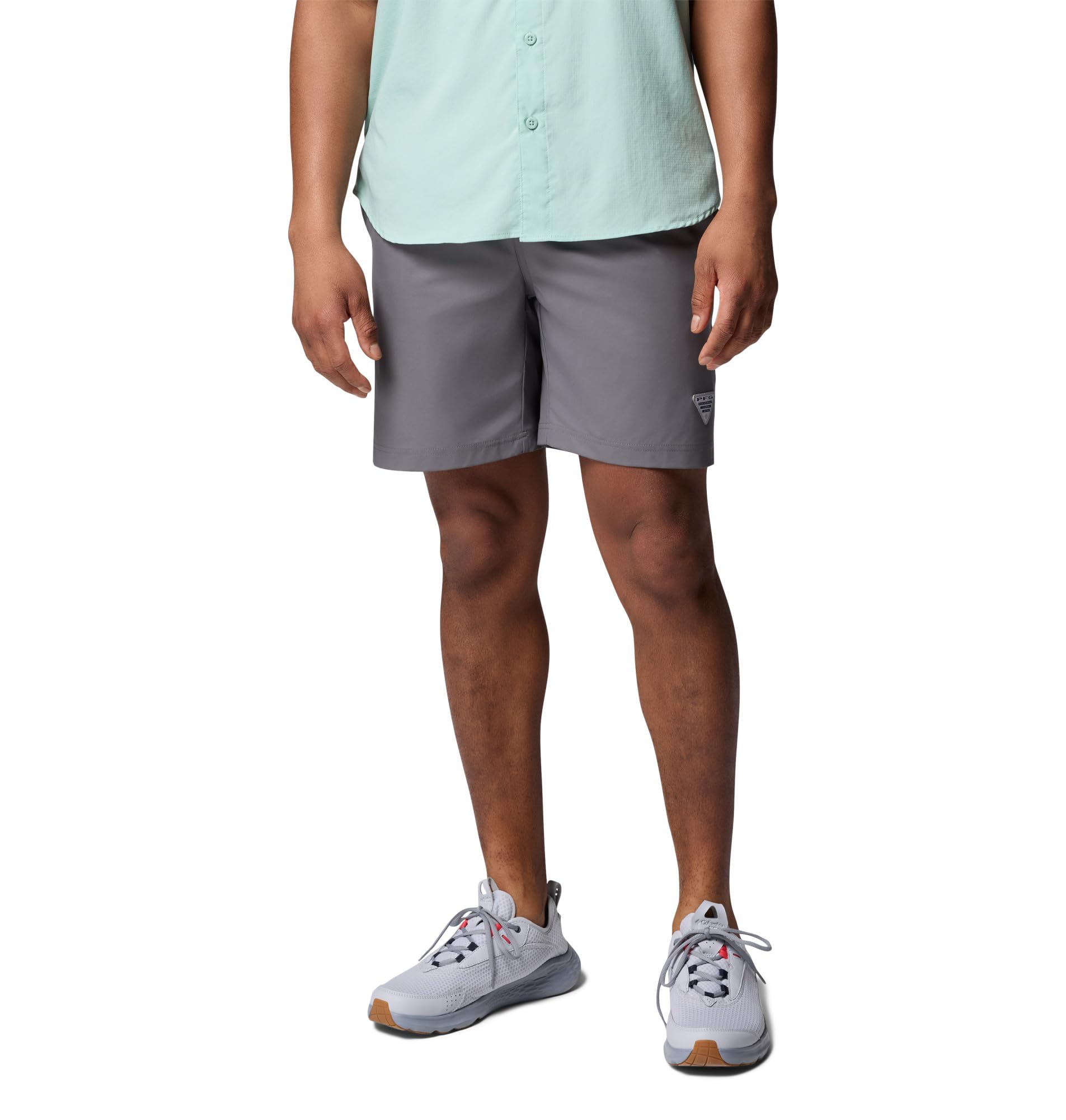Columbia Men's PFG Rambler Water Short, City Grey, Medium