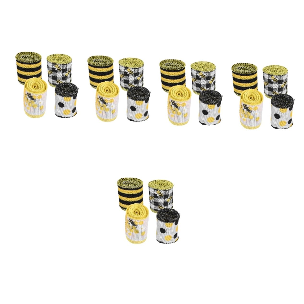 Ruban d'abeille IMIKEYA de 20 rouleaux pour l'emballage cadeau