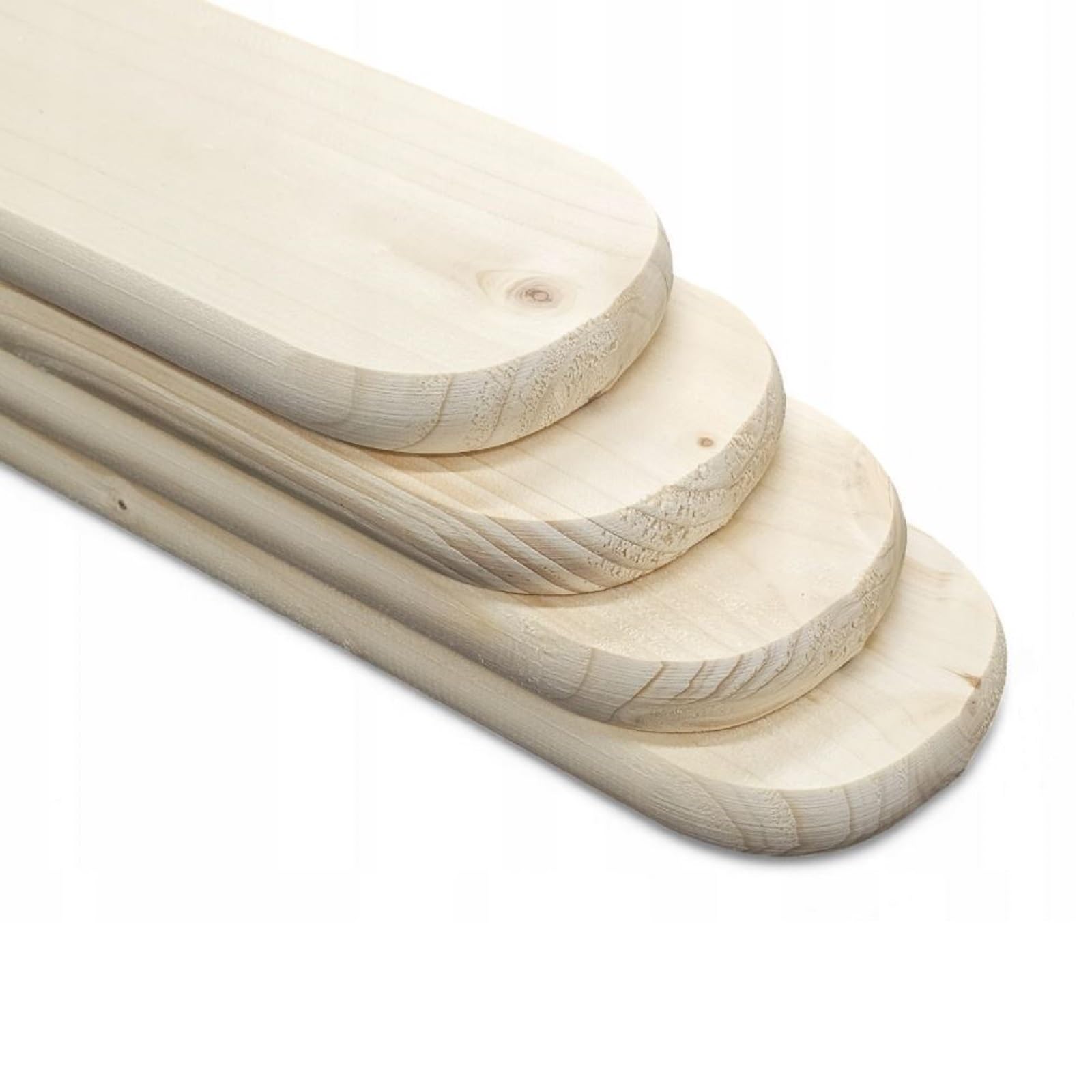 QLS 30 pezzi Assi per staccionata 120 cm in legno grezzo di pino e abete per recinzione da giardino