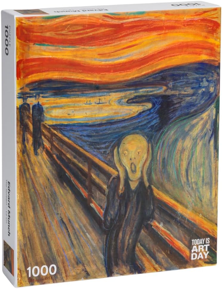Today is Art Day - Edvard Munch - Scream - Puzzle - 1000-piece