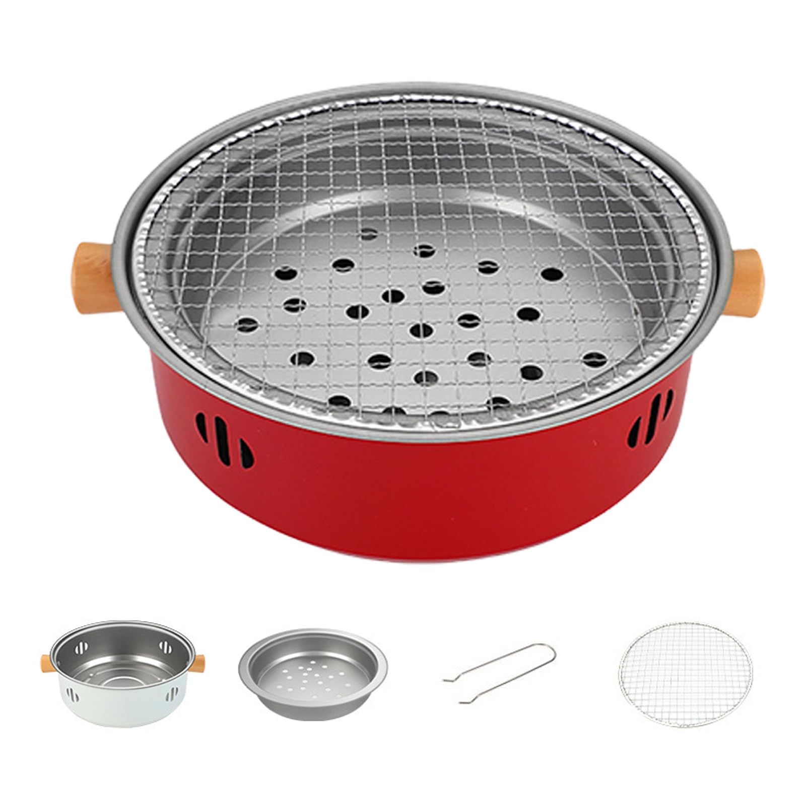 APGLSXY Compact Camping Grills Detachable Barbecue Rack Kitchen BBQ Accessories for Backpacking Hiking and Tailgating Parties Camping Cooking Equipment