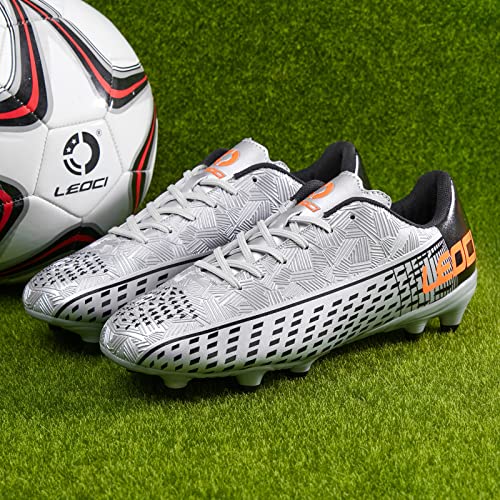 Image of Men's Soccer Cleats Women Outdoor Frim Ground Football Shoes