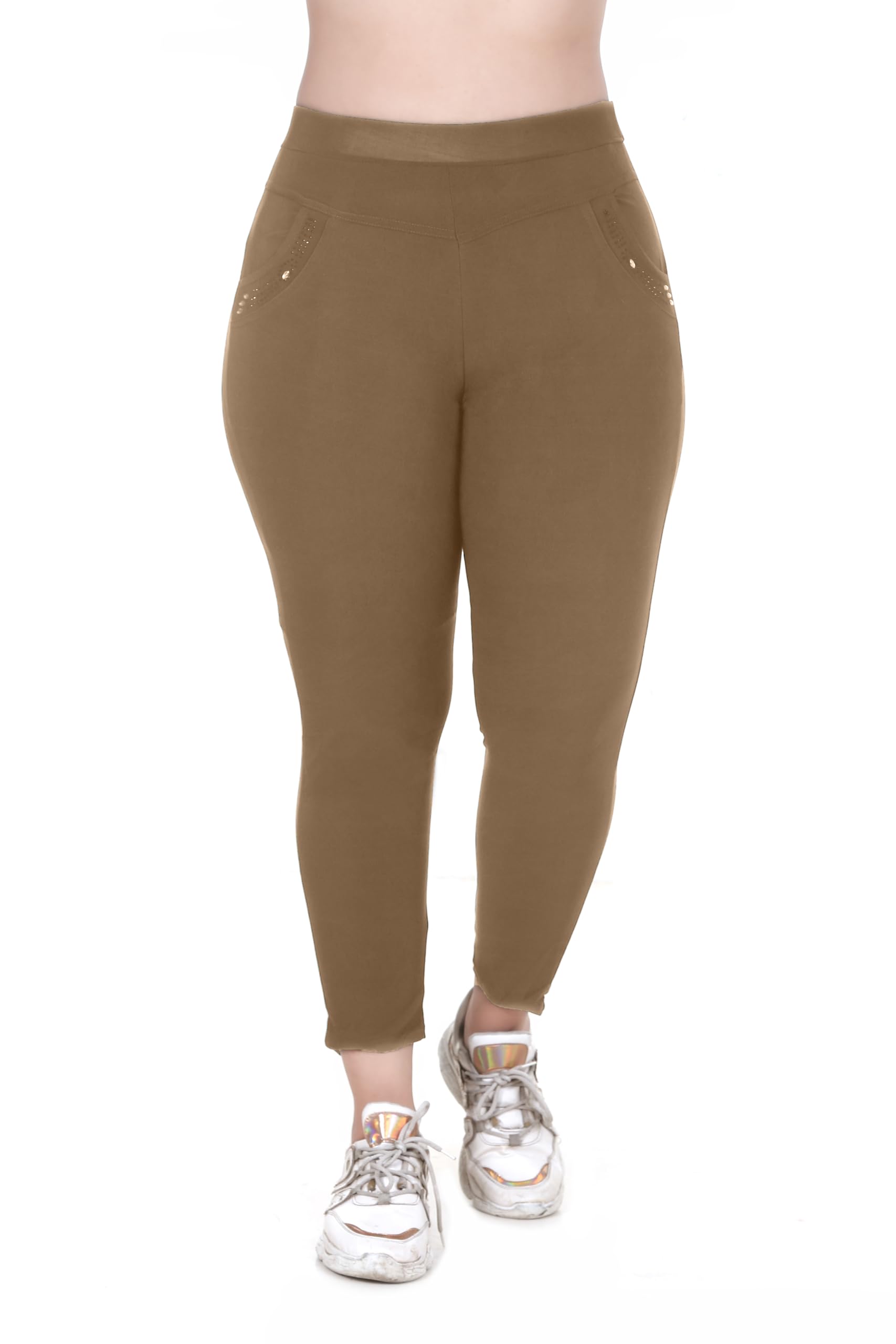 mukhaksh (Pack of 1 Women Ladies Girls Stylish Strechable Jegging Pant with Pockets-picture-42