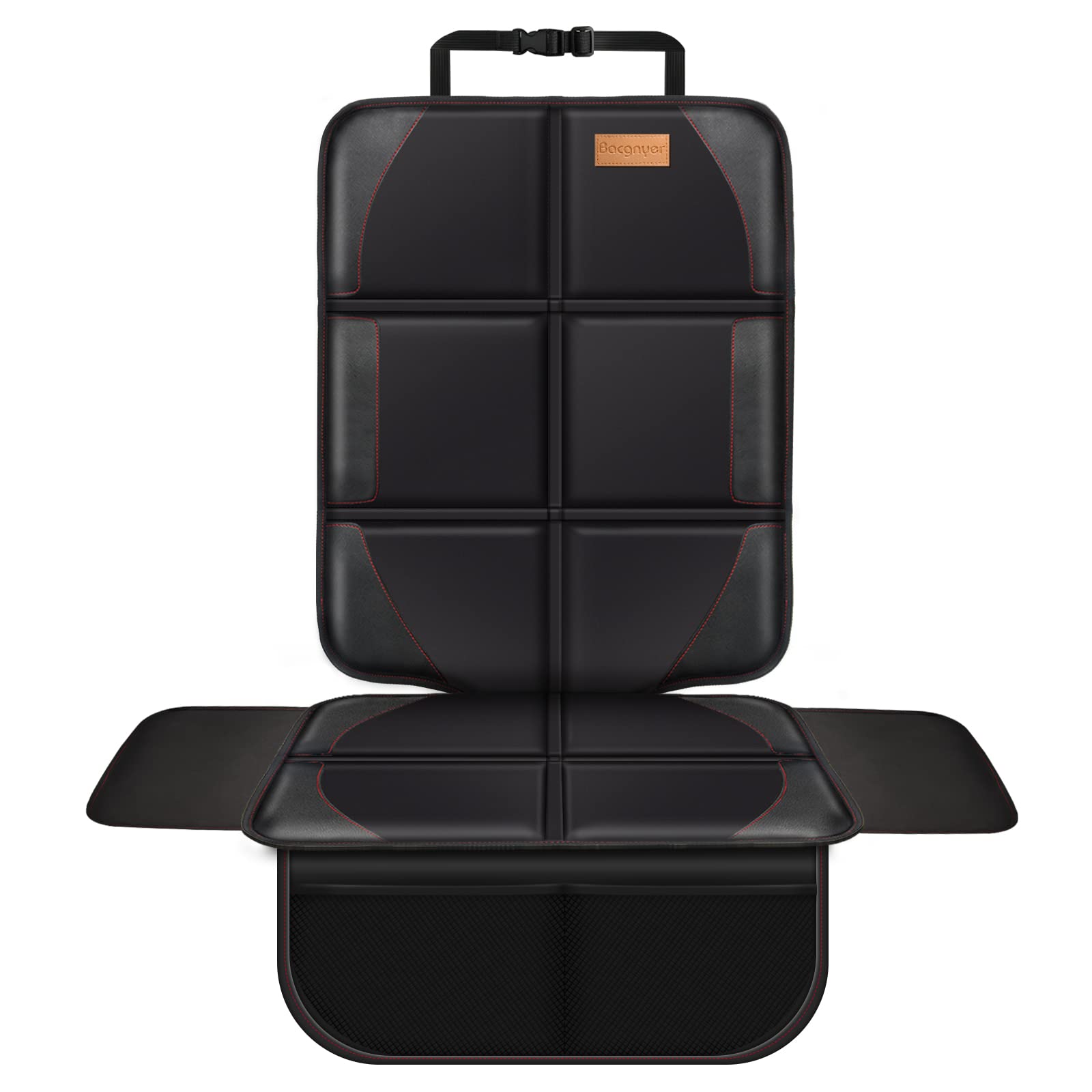 Bacgnyer Car Seat Protector, 1 Pack of Seat Protectors, Thickest Padded 600D Fabric Padding, Waterproof, Durable, Anti Slip Backing, Child Seat