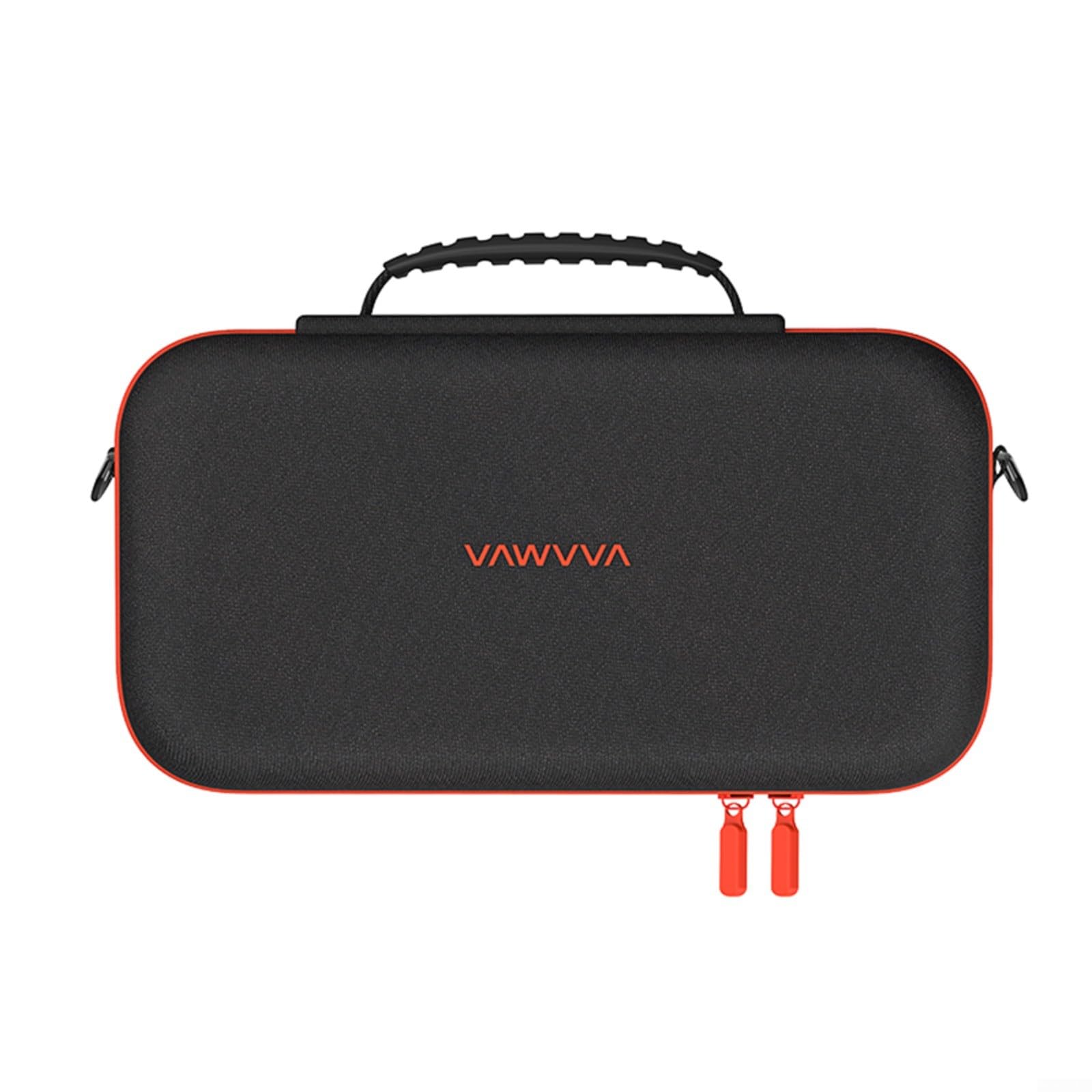 Custodia per Nintendo Switch 2 con power bank da 2000 mAh, custodia di ricarica da 30 W per console, spazio per 12 carte da gioco, custodia da viaggio compatta in EVA con accesso via cavo, nero