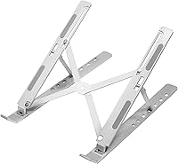 Vista 2 de BoxWave Soporte y soporte compatible con ASUS ROG Zephyrus G15 (GA502) - Soporte compacto QuickSwitch, elevador plegable portátil de visión