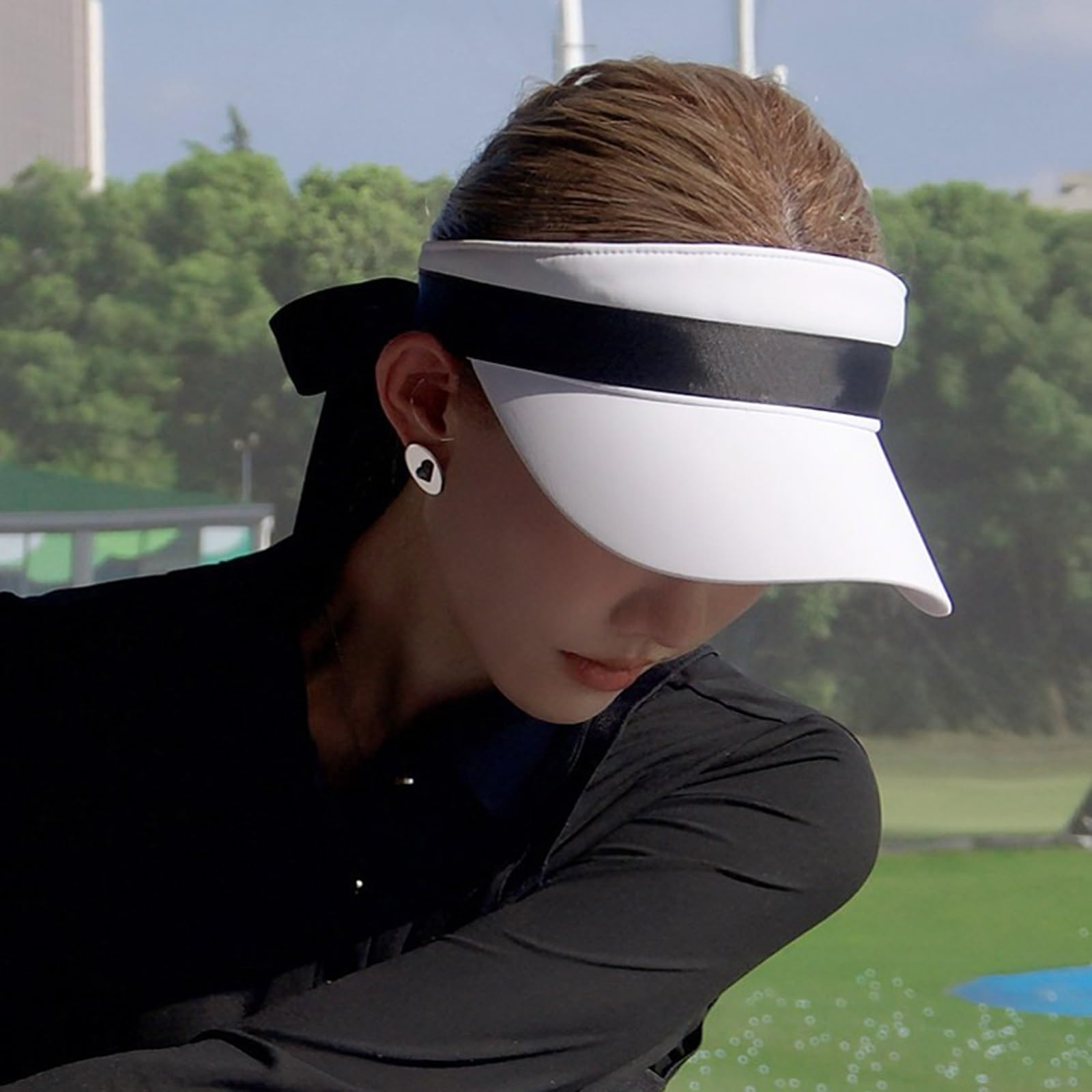 Visera Deportiva Ligera, Protectora contra El Sol, Ajustable y de Secado Rápido (Ideal for Golf y Tenis)