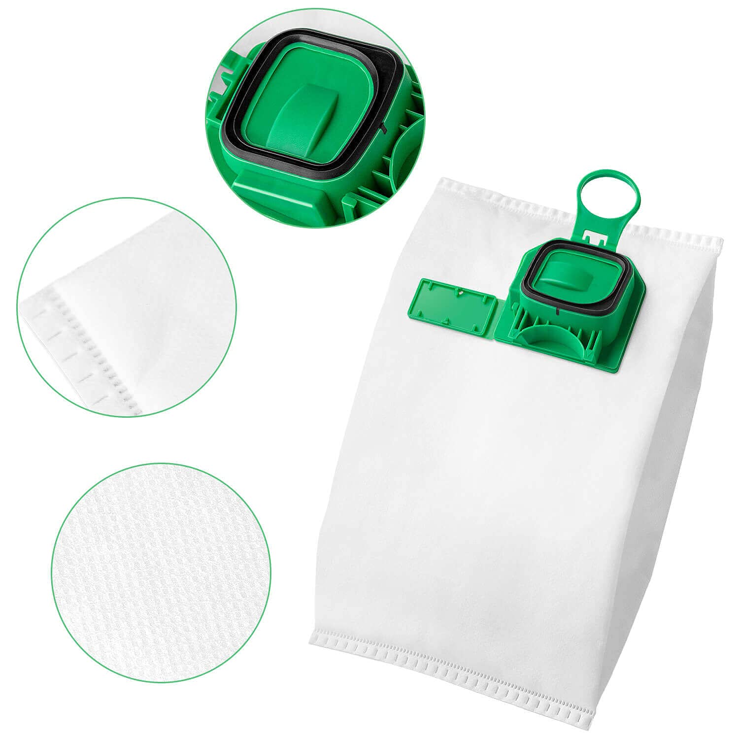 Kit di Ricambi Sacchetti per Folletto VK140 VK150 con Filtri