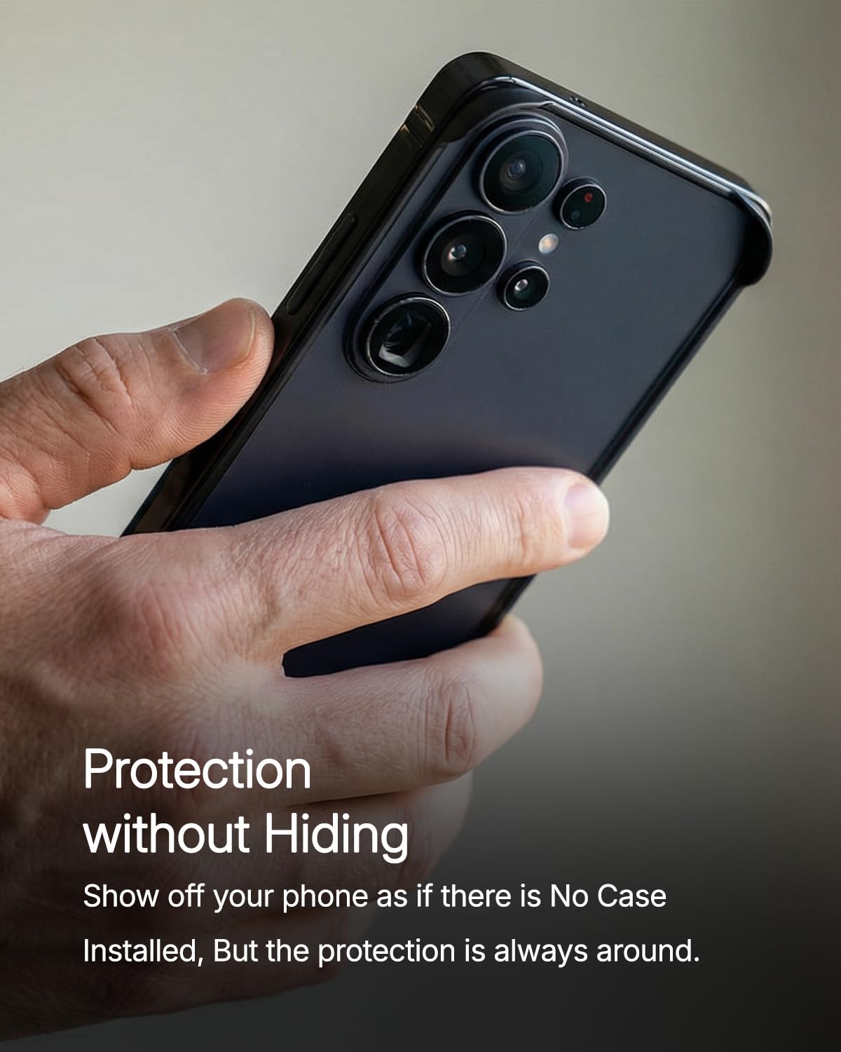 RAEGR Case | Anodized Aluminum Bumper | Edge Armor Protective Minimal Case Designed for Galaxy S26 Ultra (2026) - Black RG10657 — Amazon image 5