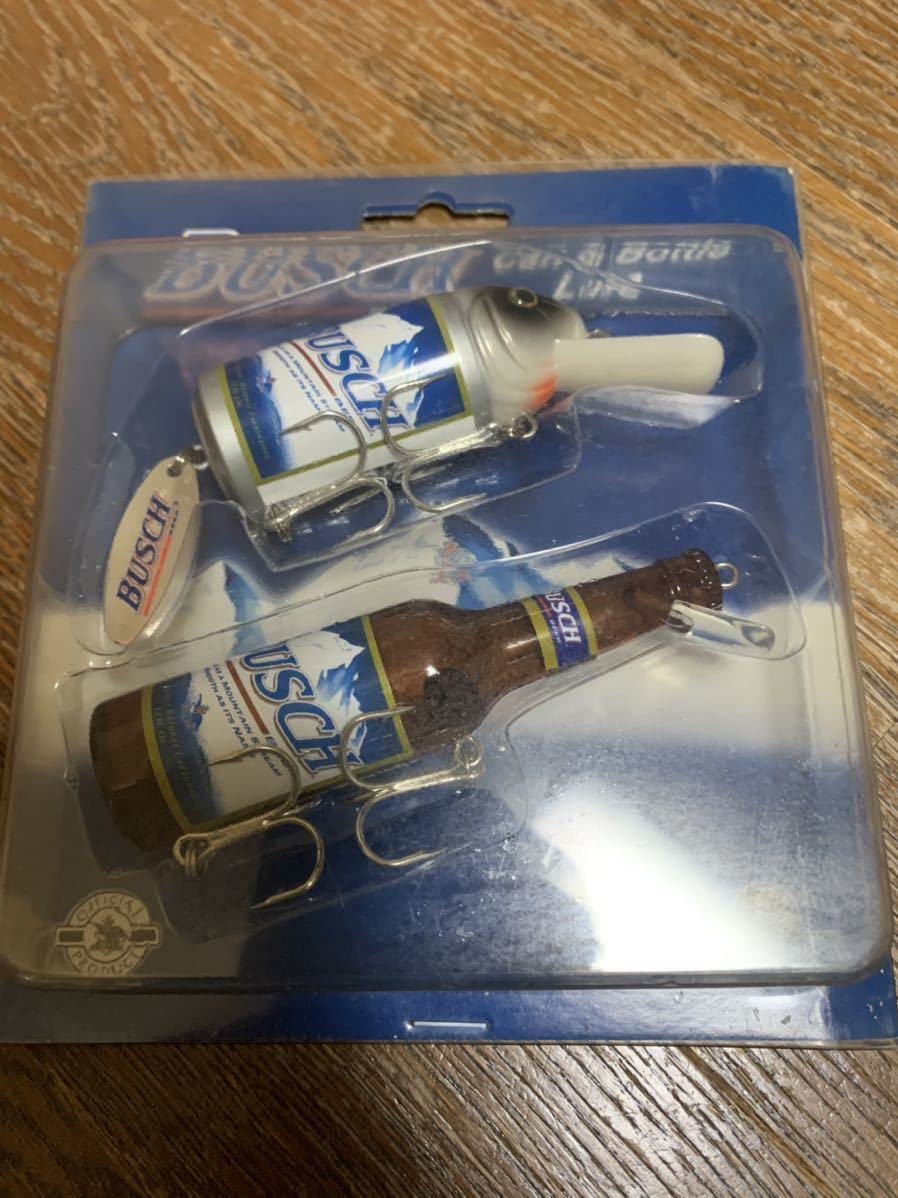 【廃番】ブッシュビール BUSCH BEER ルアーセット リバースエッジ Amazon.co.jp: リバーズ エッジ BUSCH BEER ブッシュビア カンアンド