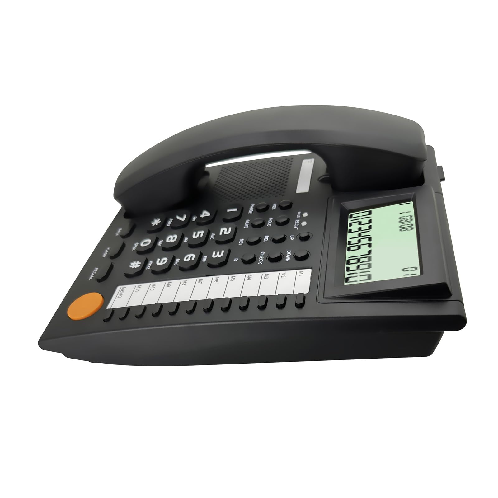 Telefono fisso con filo Big Button Telefoni fissi con identificazione del chiamante Telefono fisso per ufficio Hotel Receptioni Telefono con filo Big Button Identificazione del chiamante