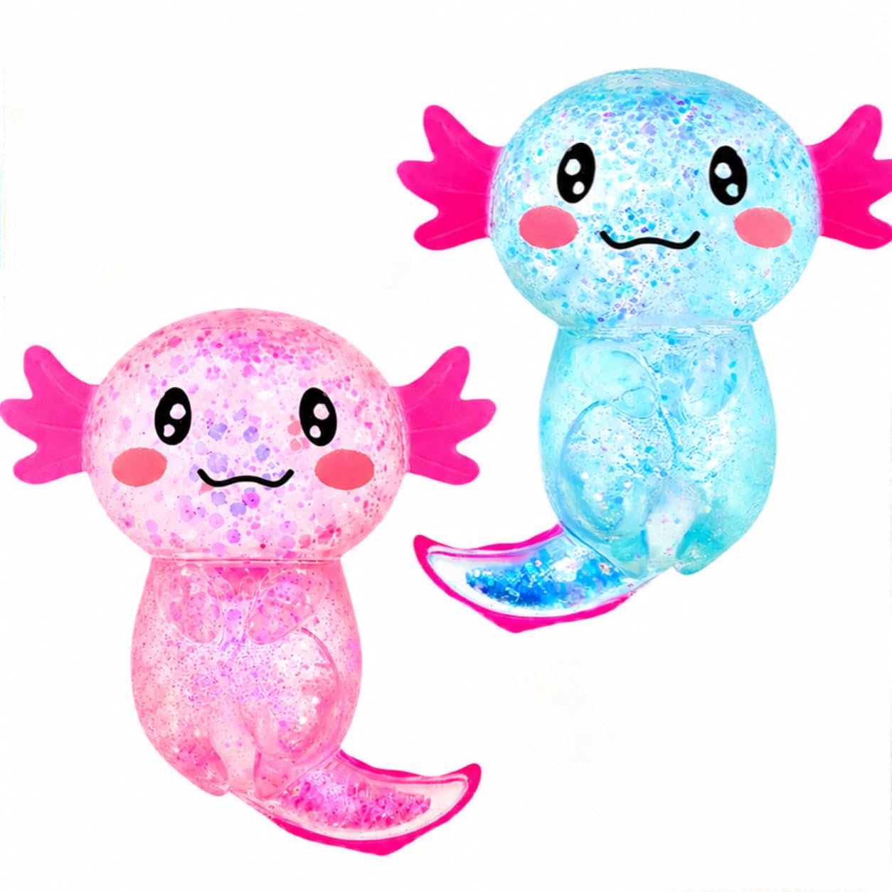 Photo 1 of ***PINK ONE POPPED***
WQQLPB 2pcs Axolotls Sensory Fidget Toy