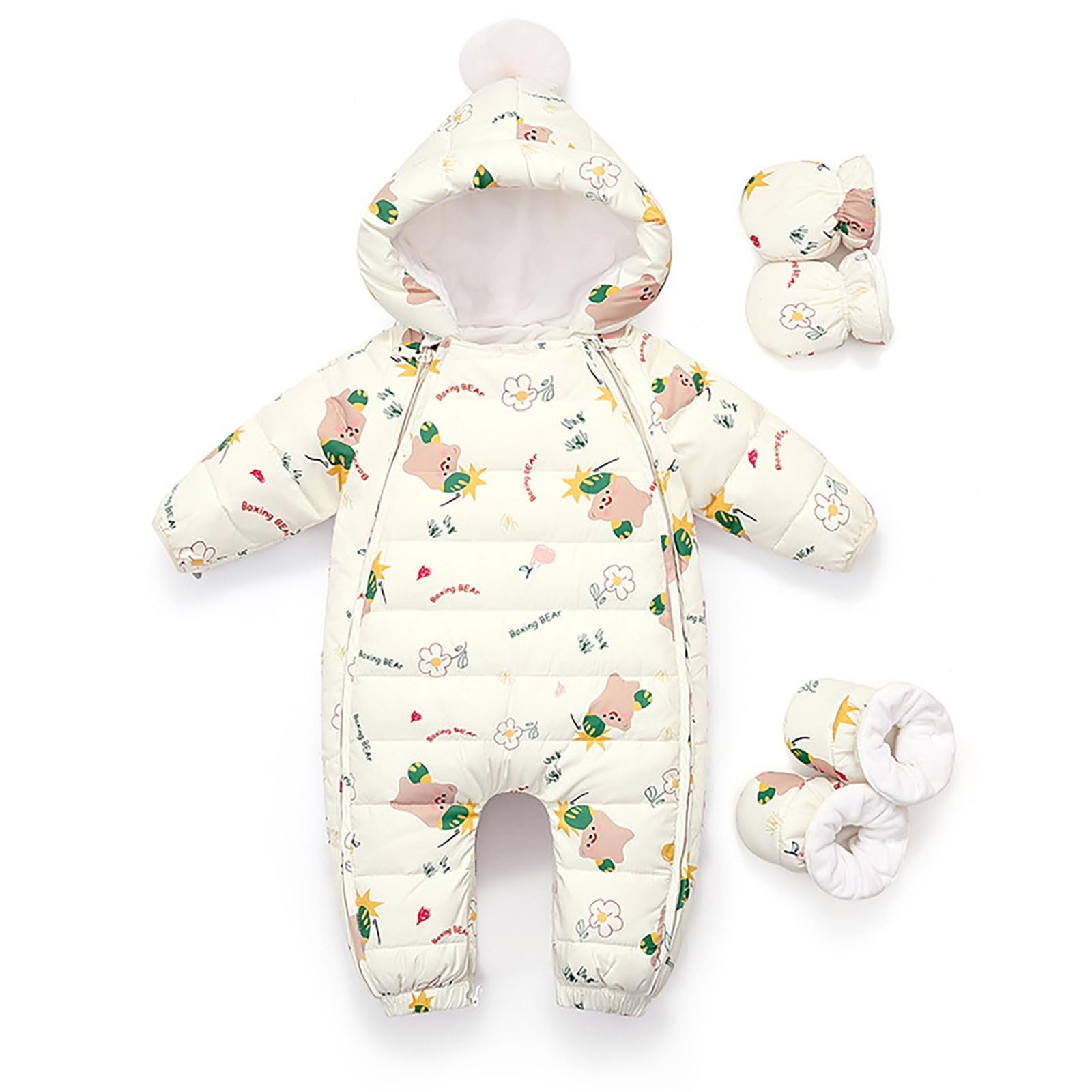 Baby Down Jacket Baby Extra Thick Go Out Hugging Clothes Men And Women Baby Plus Clothes Climbing Clothes Winter Babyschuhe