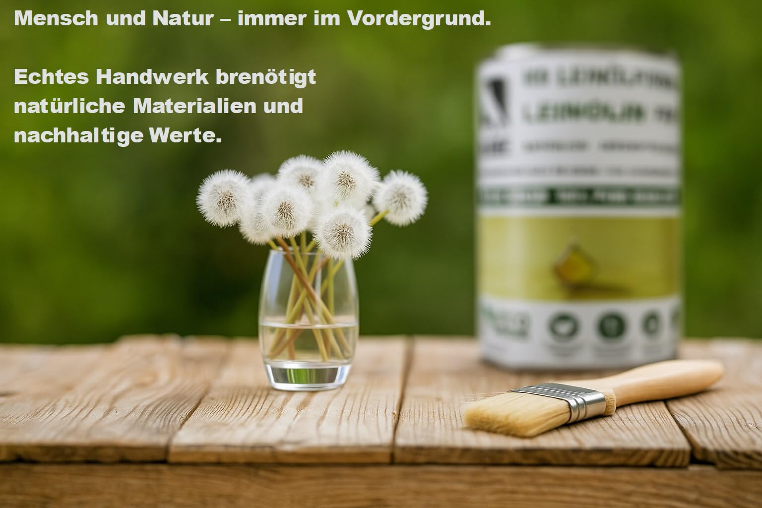 RABE Holzöl Leinolin Pro Leinölfirnis biologischer Holzschutz Lebensmittelecht Natur High Solid Natürlich (5 Liter)