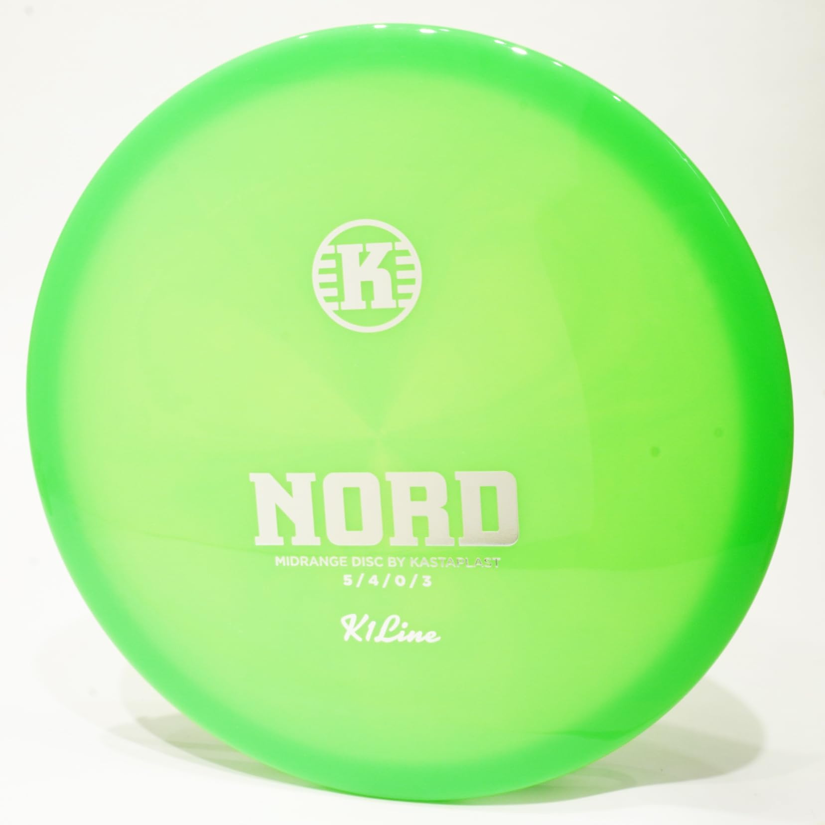Kastaplast K1 Nord Disc Golf Midrange Disc, Pick Color/Weight [Stamp & Exact Color May Vary] Green (Bright) 177-179 Grams