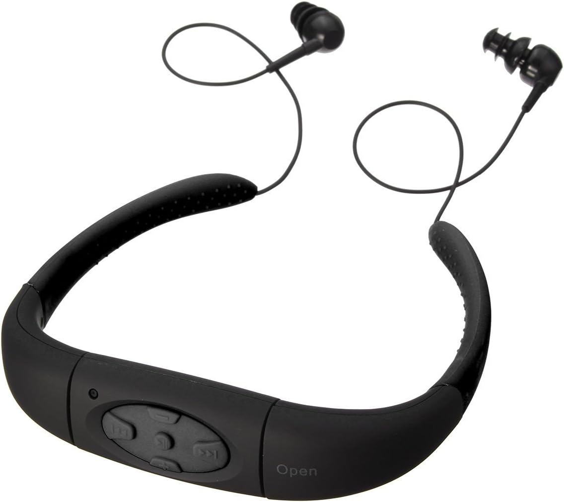 MOKE IPX8 Head Wearing Type 4GB Memory Waterproof Sport Stereo Mp3 Music Player Headset With FM Radio for Swimming Running Surfing