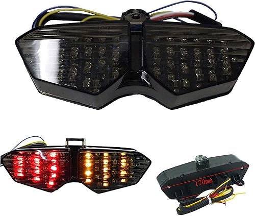 Miniatura 2 de MZS LED luz trasera para Ducati Honda Suzuki Kawasaki Triumph Yamaha
