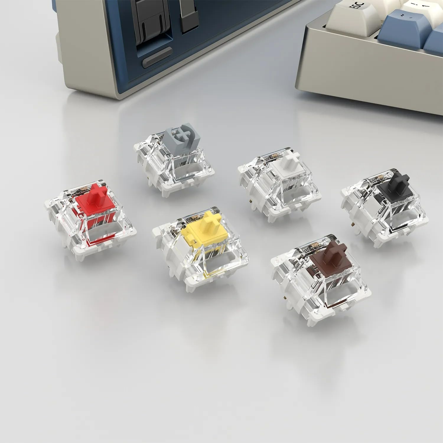 Amazon.co.jp: Gateron 5ピン G ホワイト クリア プロ 3.0 スイッチ 